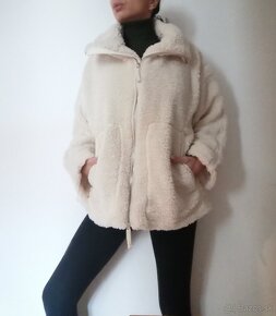 MADMEXT - perfektná teddy oversize bunda UNI - 2