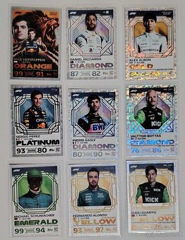 Formula1 2024 Topps TURBO ATTAX kartičky - verzia India - 2