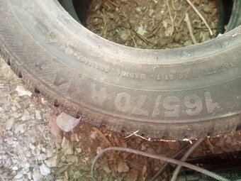 Predám pneumatiky 165/70 R14 - 2