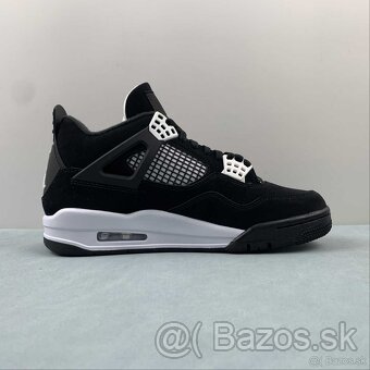 Nike Air Jordan 4 bielo-čierne - 2