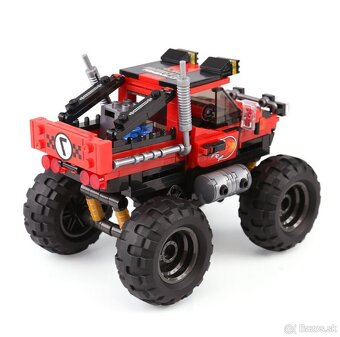 Monster truck + figúrky - typ lego - nové, nehrané - 2