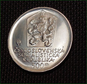 Strieborná pamätná minca 500 Kčs, Ľudovít Štúr (mince) - 2