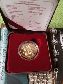 Zlatá 100€ minca FUJARA - 2