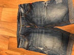 DSGUARED2 originál jeansove capri nohavice XL - 2