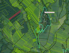 Radvanovce – 2.038 m2 LES – PREDAJ - 2