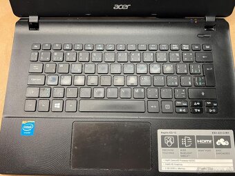 Predám notebook Acer 13,3"Aspire ES 13 na diely alebo oprav - 2