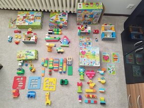 LEGO Duplo - 6 stavebníc + podložka + 60 ks extra "kociek" - 2