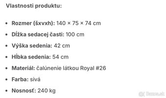 Predám pohovku v peknom stave - 2