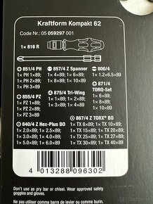 Profi sada Nemeckych skrutkovacov WERA KK62 - 2