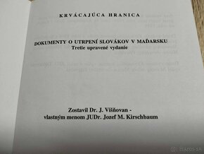 KRVÁCAJÚCA HRANICA--Dokumenty o utrpení SLOVÁKOV v MAĎARSKU- - 2