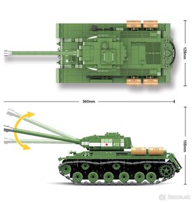 Rôzne tanky + postavičky - typ lego - nové, nehran - 2