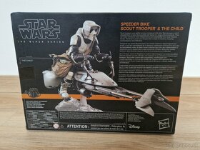 Star Wars Black Series Speeder Bike Scout & Child - 2