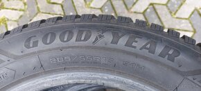 Zimne pneu Good year 205/55 R16, 4ks, 8 mm - 2