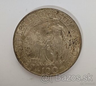 100 Kčs 1948, Karlova univerzita - 2