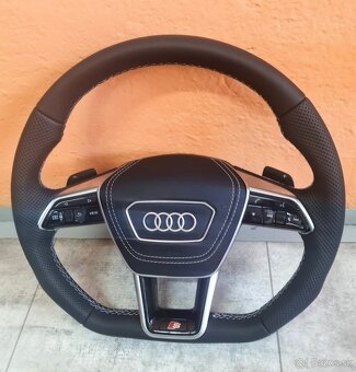 AUDI VOLANT - SPORTOVY S LOGOM S + AIRBAG + PADLA - 2