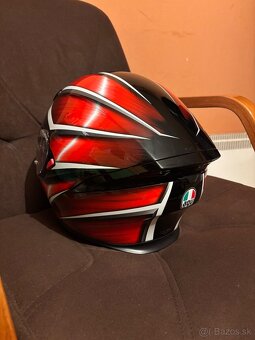 Prilba AGV K-5S Tempest black/red - 2