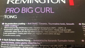 Kliešťová kulma Remington pro big curl nerozbalene - 2