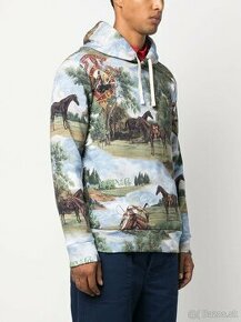 Ralph Lauren Equestrian Print Fleece Hoodie - 2