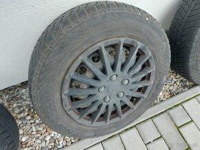 Zimne pneu na plechovych diskoch 175/70 R14 4x108 - 2