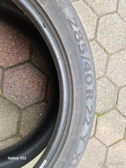 Letne pneumatiky 285/40R22 - 2