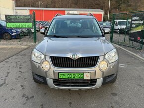 ► ŠKODA YETI 2,0 TDI 4x4 - 103 kW, PARK. SENZORY, NAVI◄ - 2