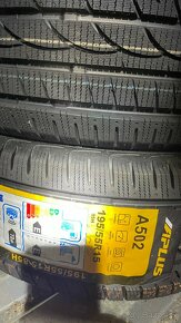 predám zimné pneu Aplus A502 195/55 r15 - 2