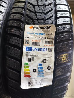 Zimné pneu =HANKOOK= 215/55 R18 = 2ks - 2