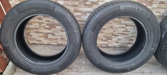 Predám letné pneumatiky Continental PremiumContact225/60 r17 - 2