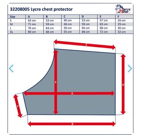 Predám chránič hrudníka M pod deku koňa - 2