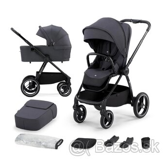 Predám kočík KINDERKRAFT SELECT Nea 2v1 Deep grey - 2