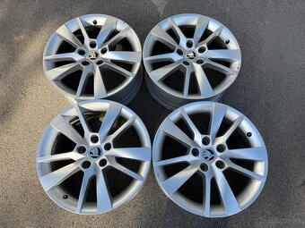 ORIGINAL ŠKODA OCTAVIA 3 DISKY 5x112 R17 TOP - 2