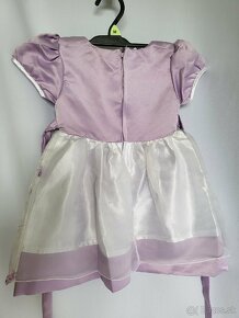 Detské šaty 20 fialové - 2