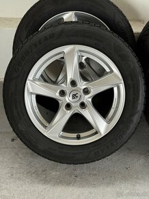 Alu disky R16 so zimnými pneumatikami 205/60R16 Good Year - 2