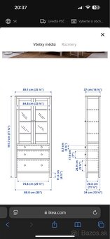 Polica-vytrina-Hemnes-Ikea - 2