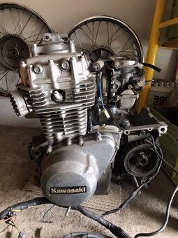 Motor Kawasaki 440 LTD s komplet kabelážou - 2