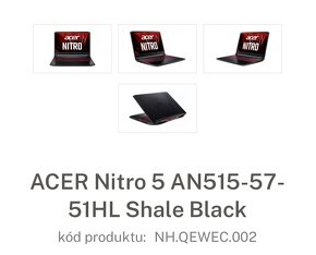 ACER Nitro 5 AN515-57-51HL Shale Black - 2