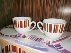 Nová porcelánová retro jedálenská súprava / 30 dielna - 2