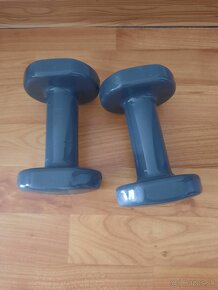 Cinky na fitness 2x3 kg sive - 2