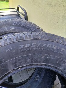 265/70 r17 pneu zimne/celorocne - 2