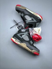 Air jordan retro4 offwhite tenisky - 2