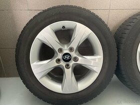 Disky Orig.HYUNDAI 7Jx16 +pneumatiky 205/60 R16 zimné - 2