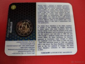 2 euro-Medzinárodný maratónsky beh v Košiciach - COIN CARD - 2