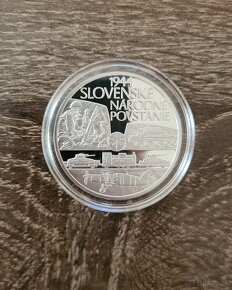 10€ Slovenské národné povstanie – 80. výročie - proof - 2