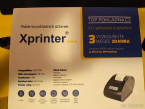 Tlaciaren pokladnicnych blokov Xprinter XP58 - nova - 2