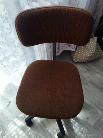 RETRO stolička - čalúnená + kov - 2