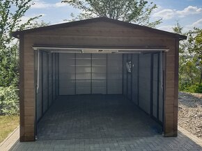 Garáž 3.5x6m, zateplená, izolovaná sendvičovým panelom - 2