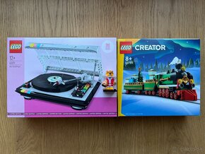 LEGO® 40700 Vianočný vláčik + LEGO® 40699 Retro Gramofón - 2