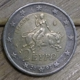 2 Euro 2002 "S" Grecko  ražba Finland - nabídněte cenu.X12 - 2