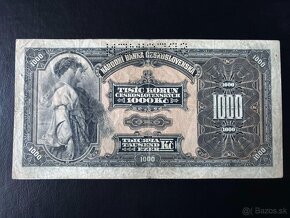 ►►►1000 korún Československých r. 1932 séria B◄◄◄ - 2