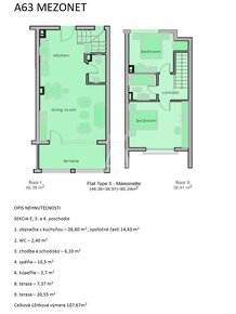 3 IZBOVÝ MEZONET APARTMÁN A63, TOPOLA, BULHARSKO LETOVISKO W - 2